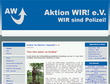 Tablet Screenshot of aktionwir.de
